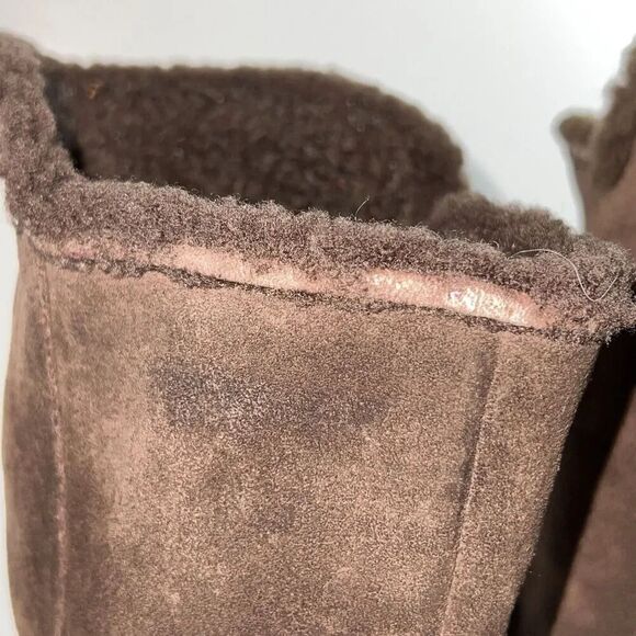 Lauren by Ralph Lauren ~ Tadina Genuine Shearling Women's Suede Boots - Size 6 B - Picture 7 of 7
